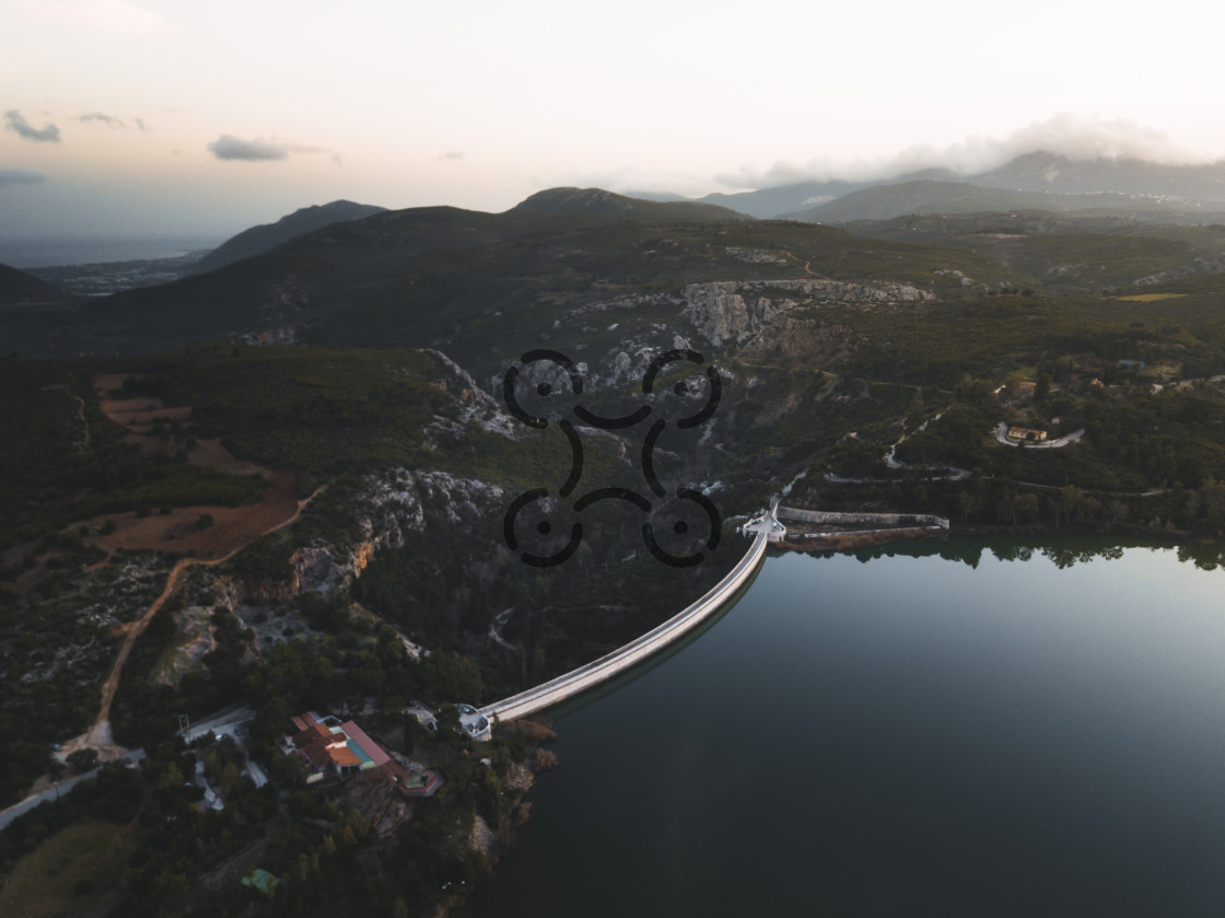 "Lake Marathon" by Dimitris Tzankatian - £2.90 "Lake Marathon" stock image