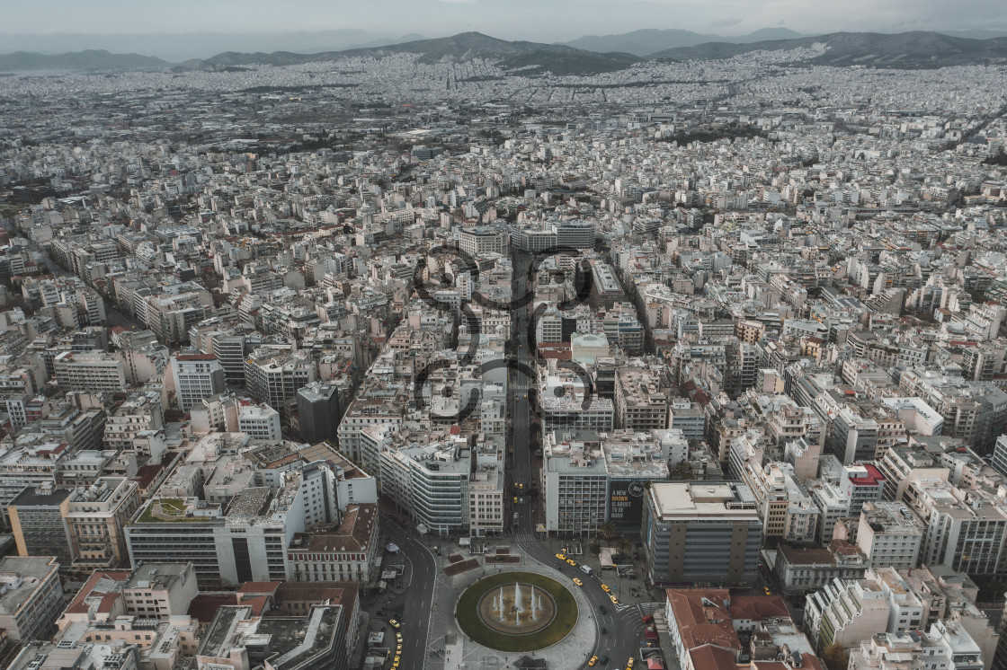 "Omonoia Square" by Dimitris Tzankatian - £2.50 "Omonoia Square" stock image
