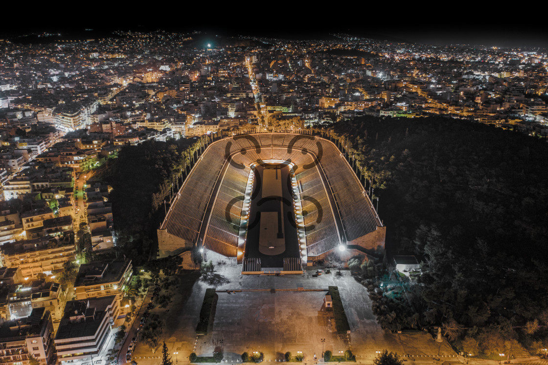 "Panathenaic Stadium" by Dimitris Tzankatian - £123.00 "Panathenaic Stadium" stock image