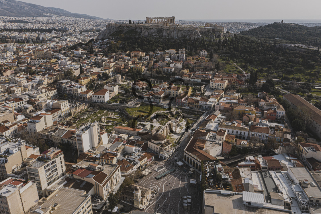 "Monastiraki Square Athens" by Dimitris Tzankatian - £3.00 "Monastiraki Square Athens" stock image