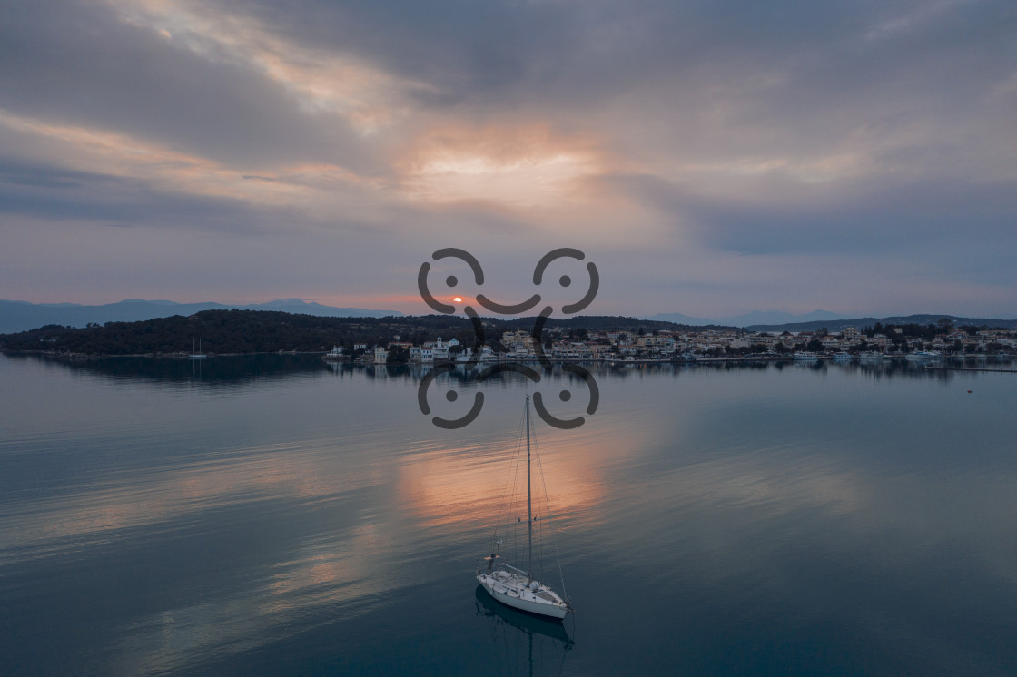 "Sunset at Porto Cheli" by Dimitris Tzankatian - $5.97 "Sunset at Porto Cheli" stock image