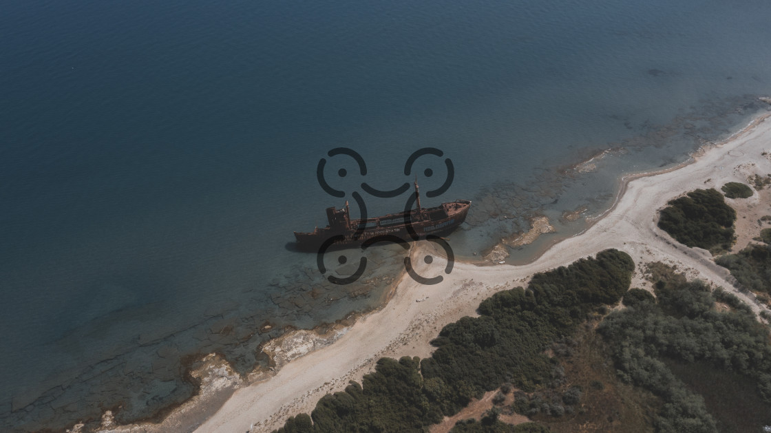 "Dimitrios Shipwreck Gytheion" by Dimitris Tzankatian - $6.92 "Dimitrios Shipwreck Gytheion" stock image