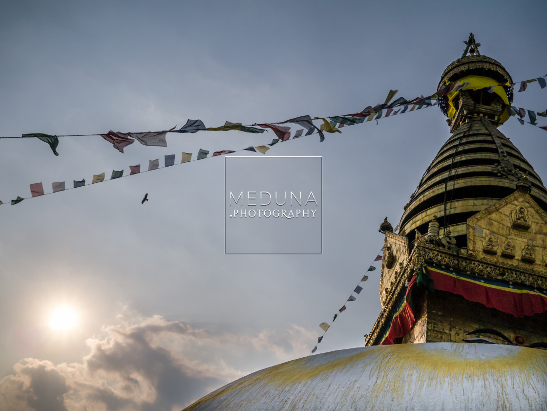 "Swayambhunath stupa" stock image