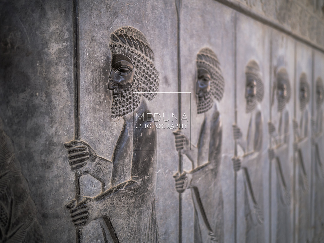 "The Immortals, Apadana" stock image