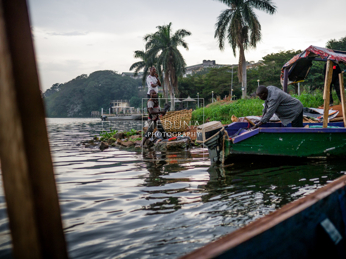 "At the source of the Nile" stock image