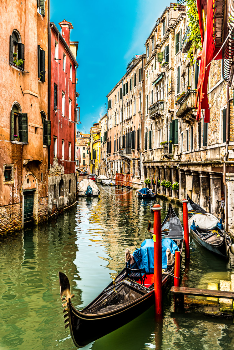 "Venetian Gondola - Venice, IT" stock image