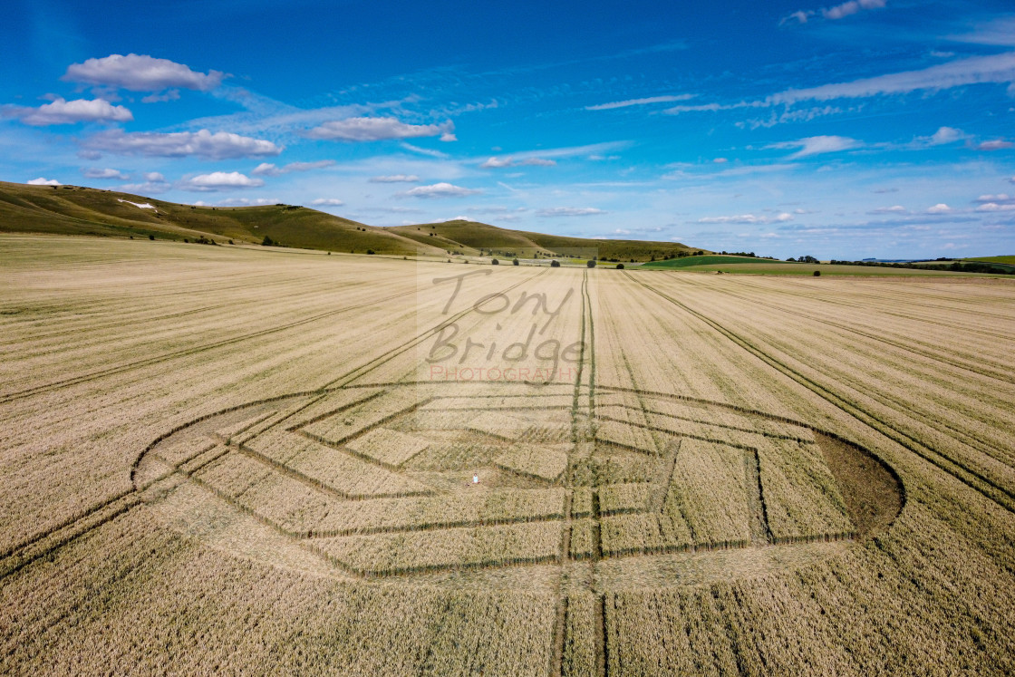 "Art in the landscape" stock image