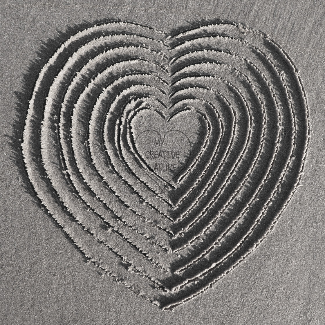 "beach sand heart love" by Lucia Pec - $12.25 "beach sand heart love" stock image