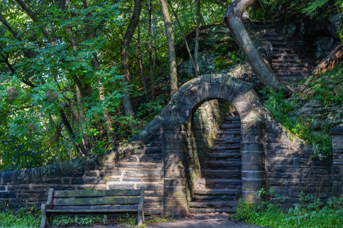 "Philadelphia's Forbidden Drive" stock image