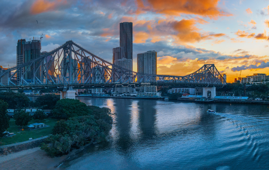 "Brisbane City" stock image