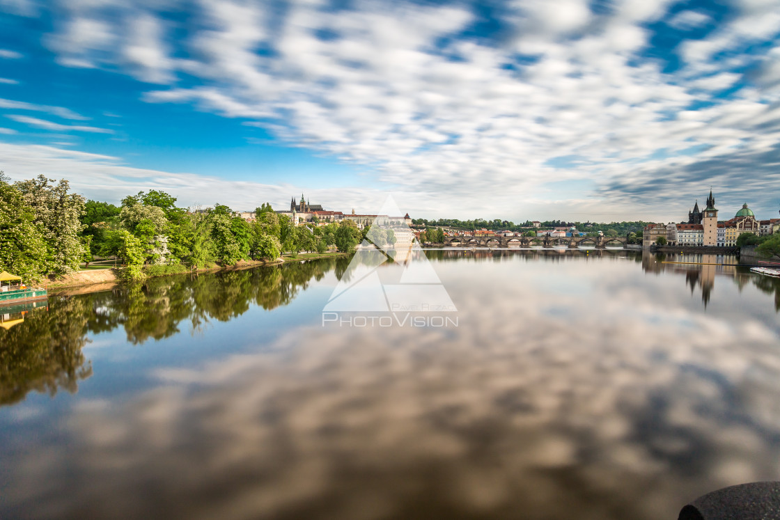 "Panorama of Prague" stock image