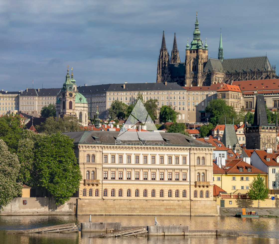 "Dominant of Prague Cathedral of St. Vitus" stock image