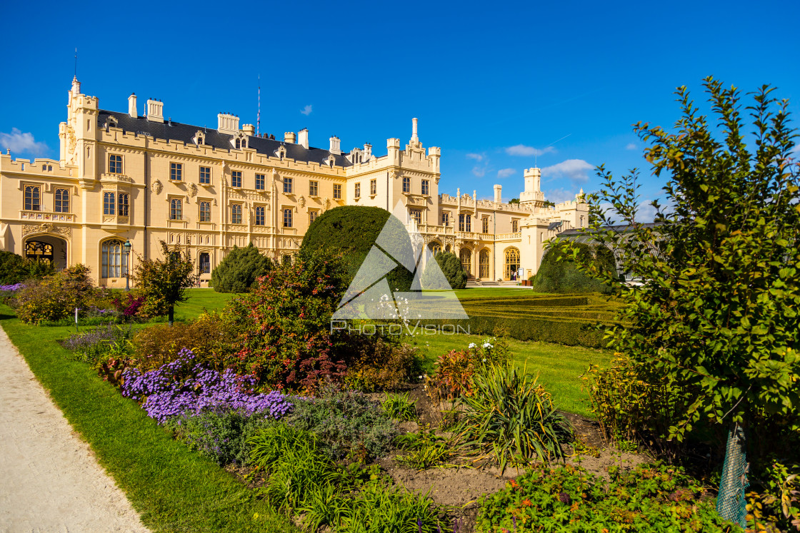 "Lednice Castle, Czech Republic" stock image