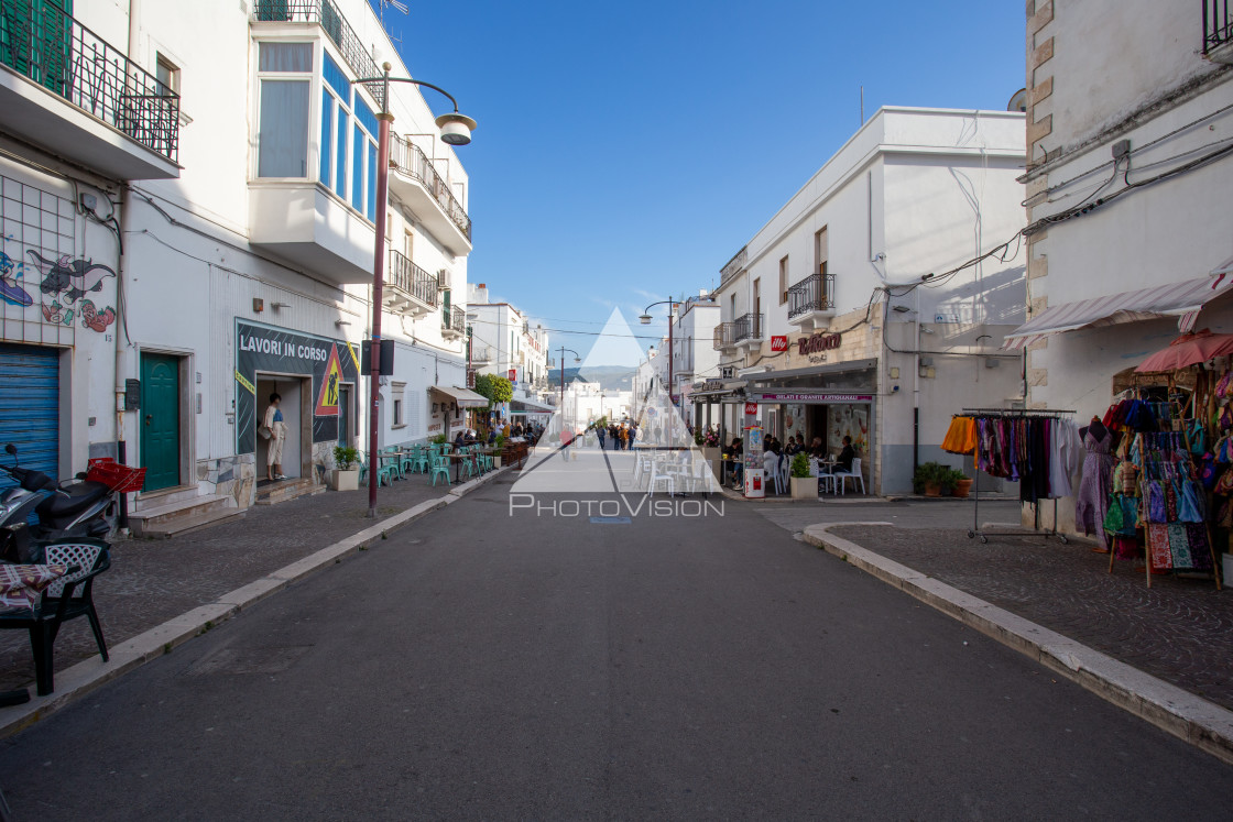 "In the center of the old town" stock image