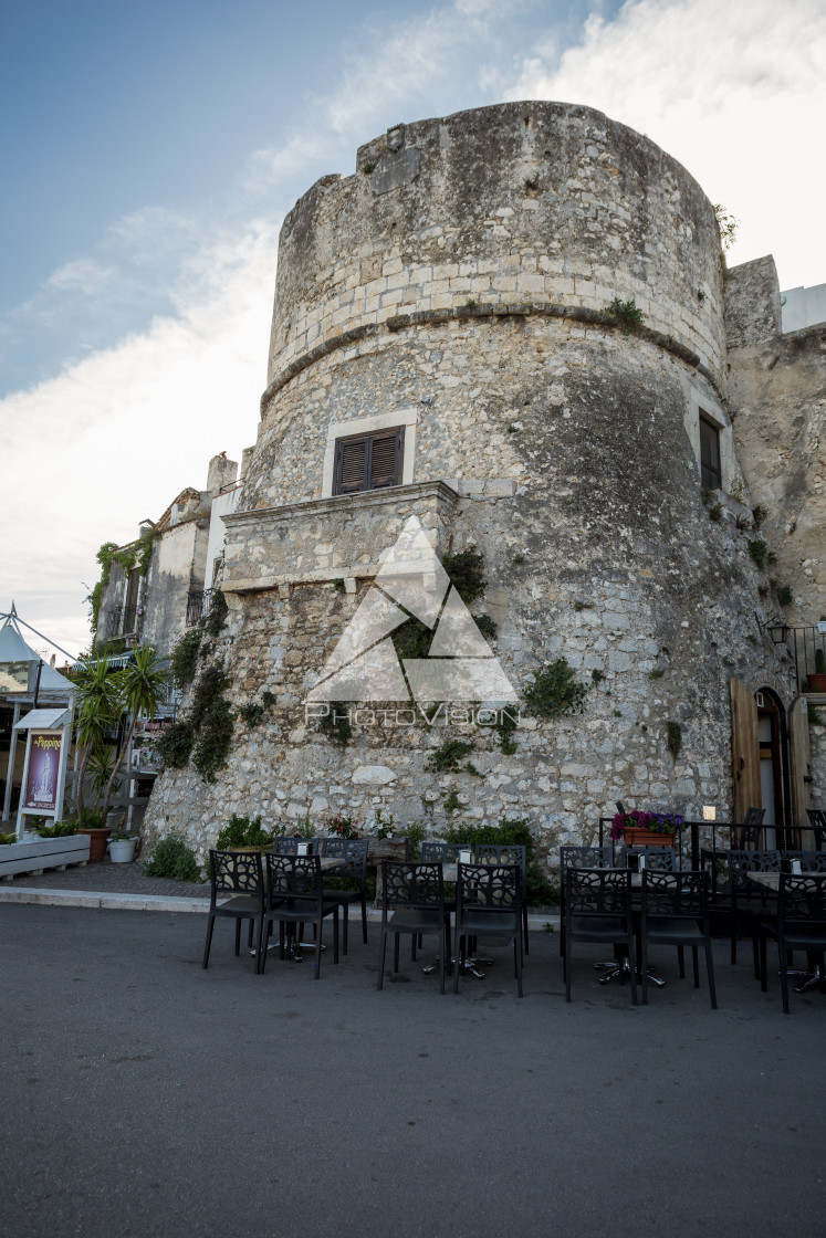 "In the center of the old town" stock image