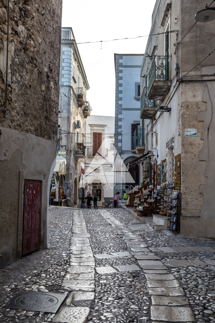 "In the center of the old town" stock image