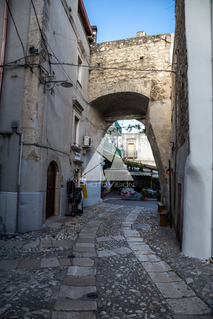 "In the center of the old town" stock image