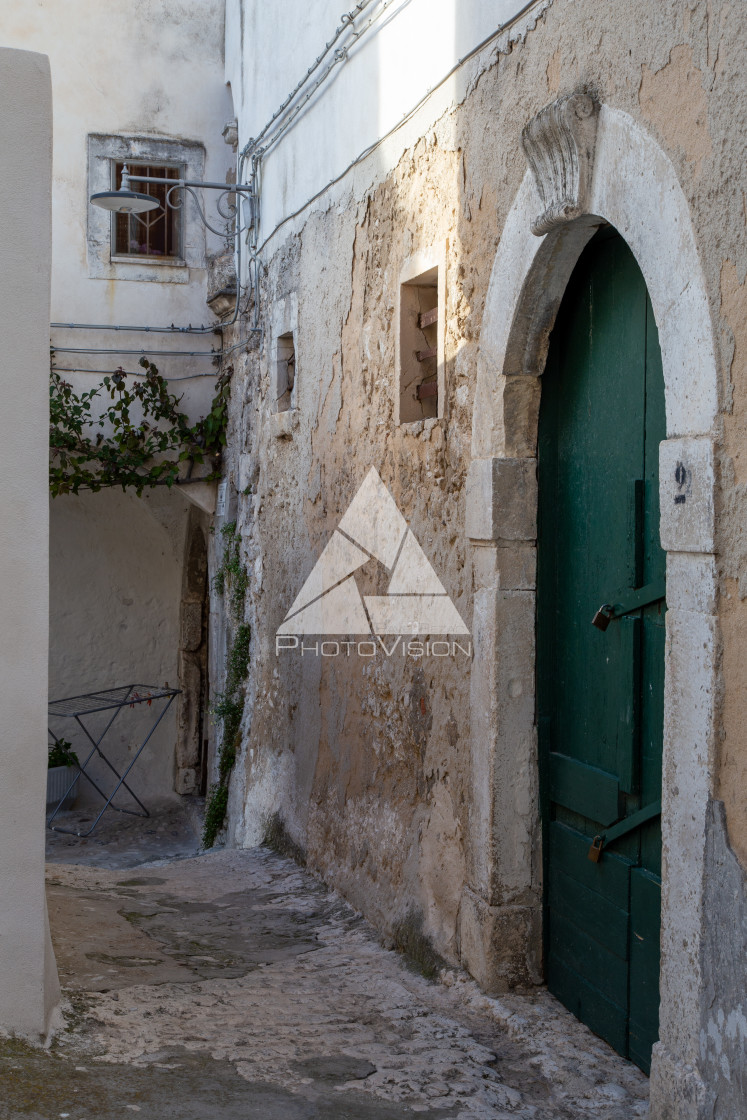 "In the center of the old town" stock image