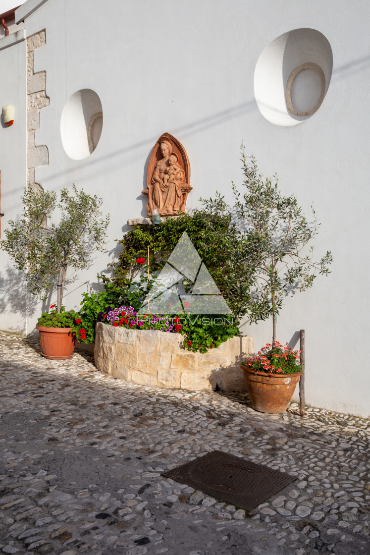 "In the center of the old town" stock image