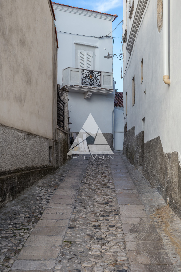 "In the center of the old town" stock image