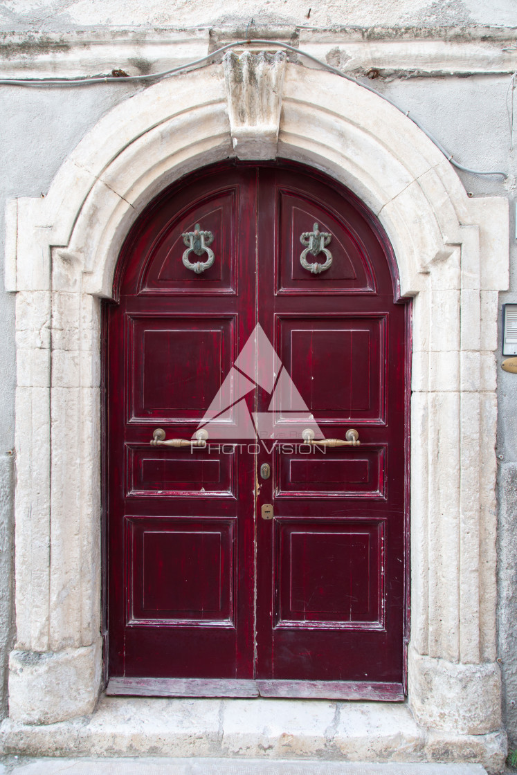 "In the center of the old town" stock image