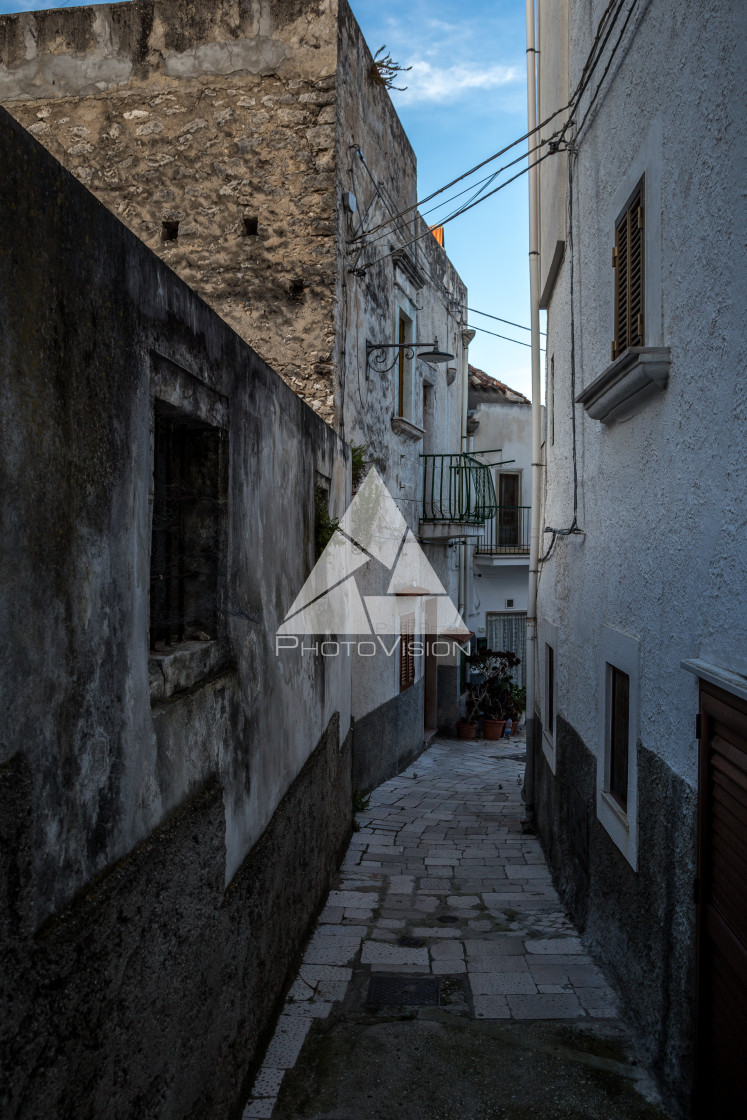 "In the center of the old town" stock image