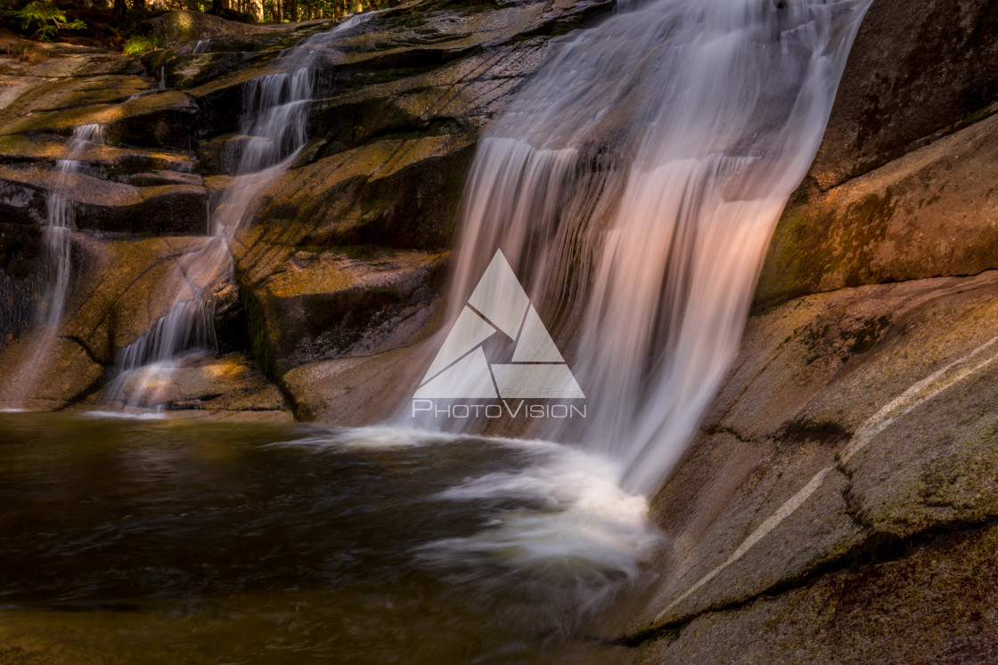 "Mumlava waterfalls" stock image