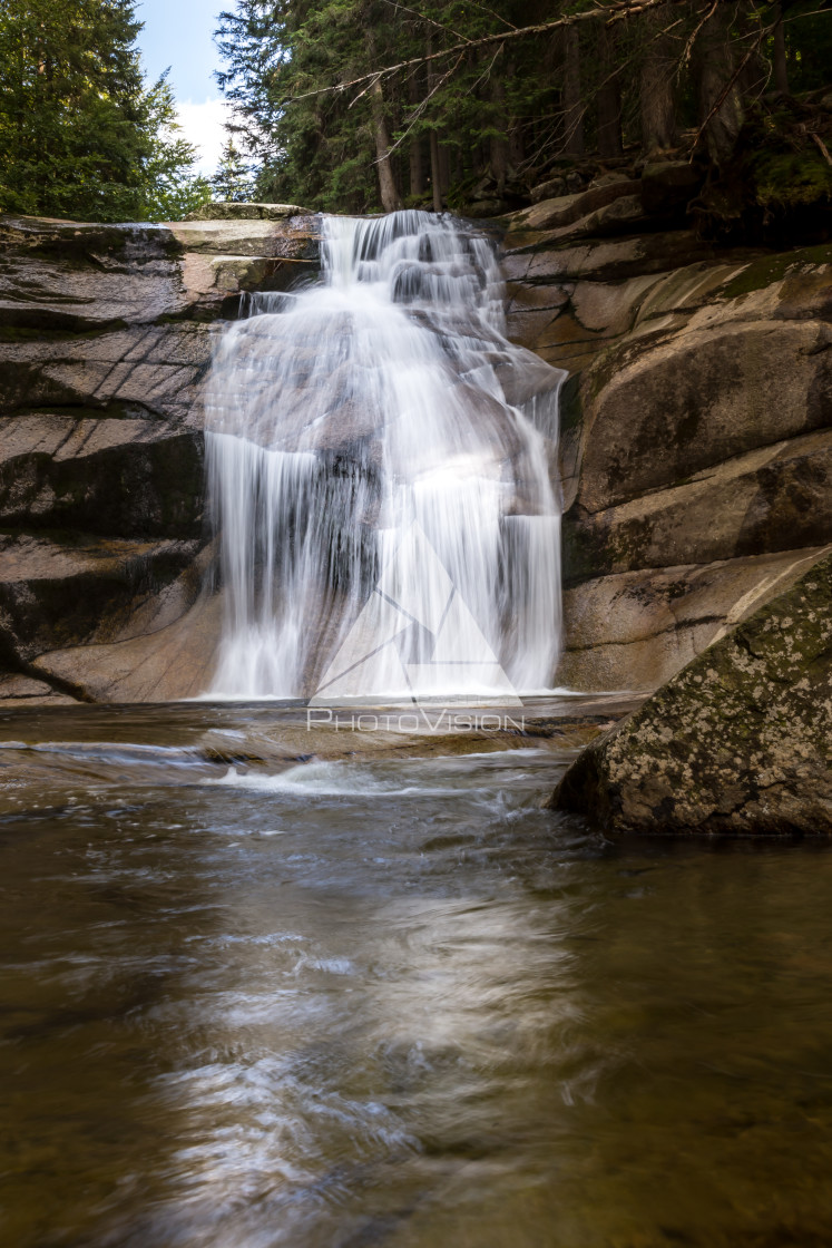 "Mumlava waterfalls" stock image