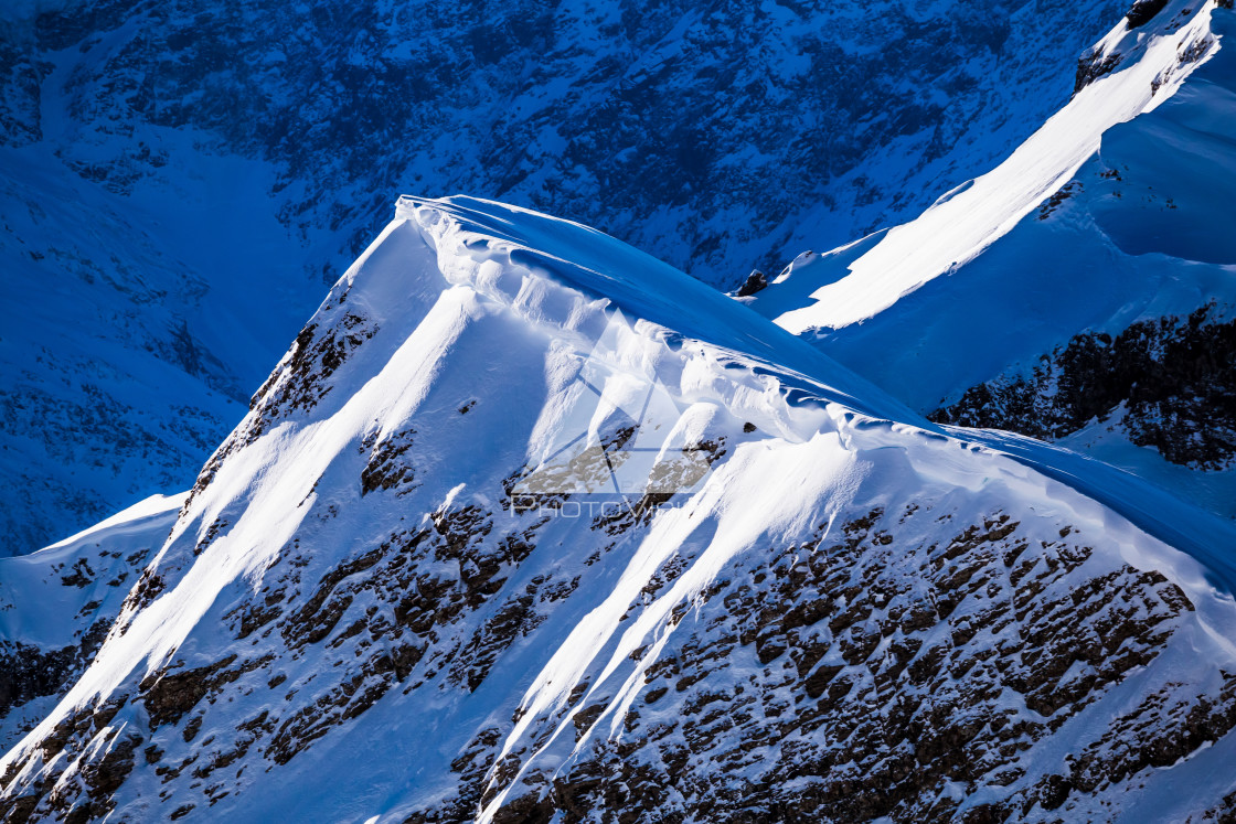 "Colors of winter mountains" stock image