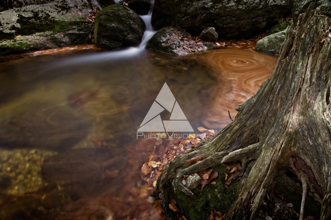 "Waterfalls on the creek" stock image