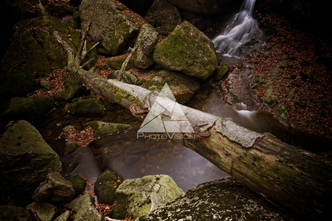 "Waterfalls on the creek" stock image