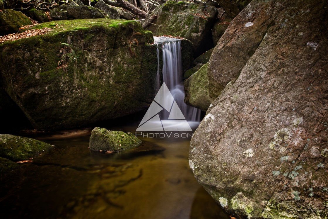 "Waterfalls on the creek" stock image