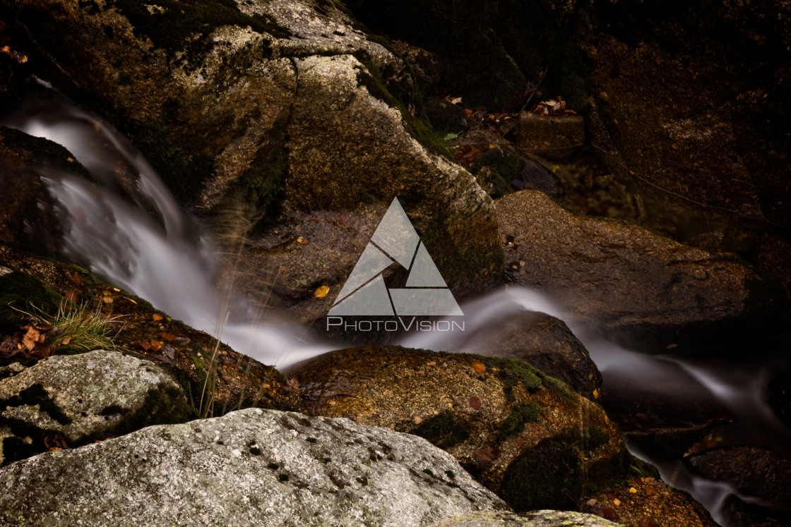 "Waterfalls on the creek" stock image