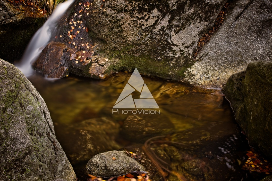 "Waterfalls on the creek" stock image