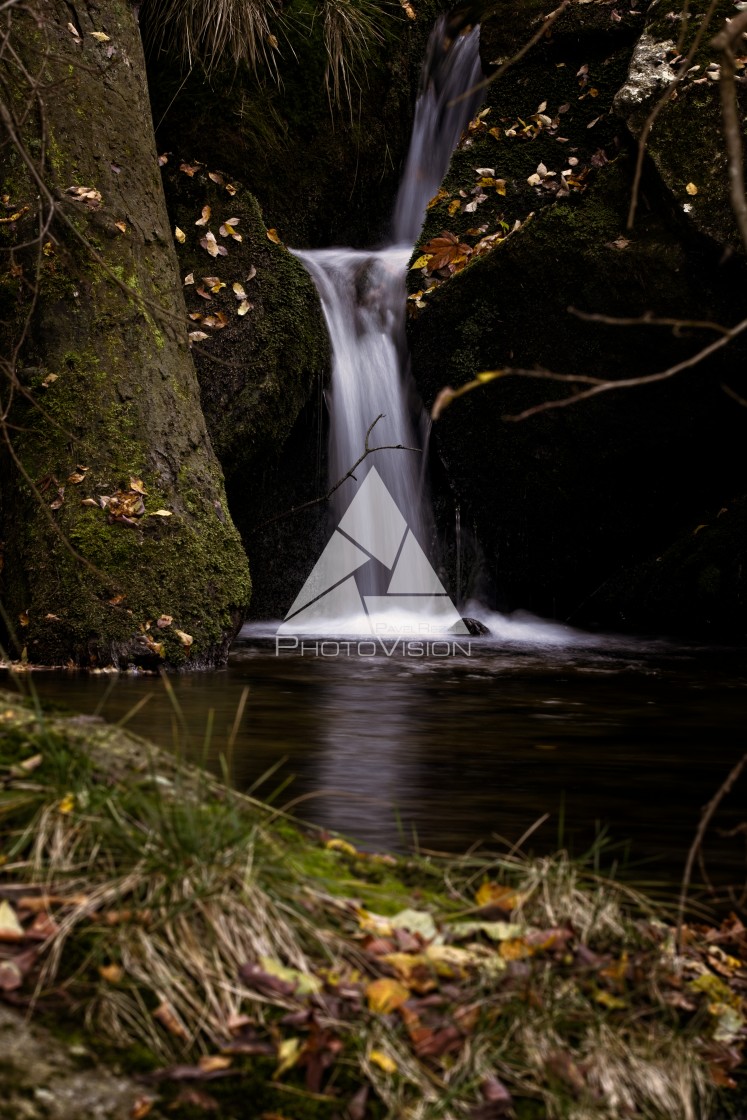 "Waterfalls on the creek" stock image