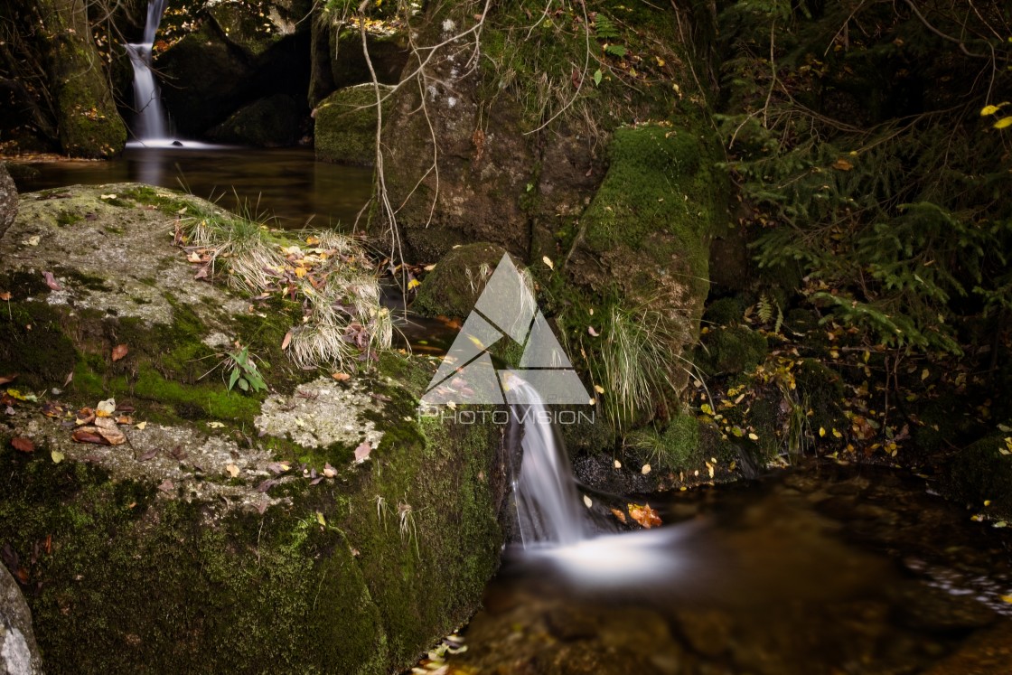 "Waterfalls on the creek" stock image