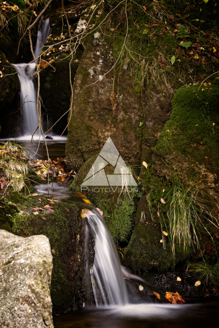 "Waterfalls on the creek" stock image