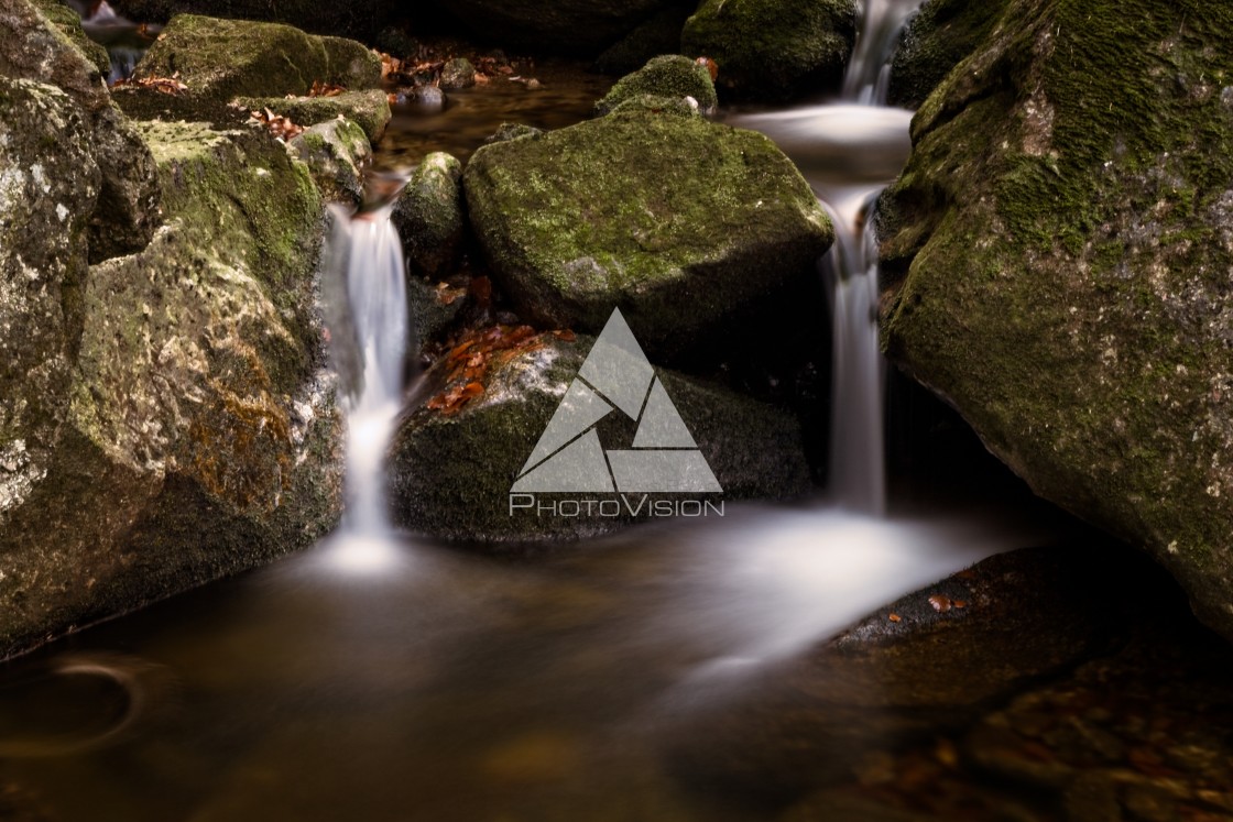 "Waterfalls on the creek" stock image