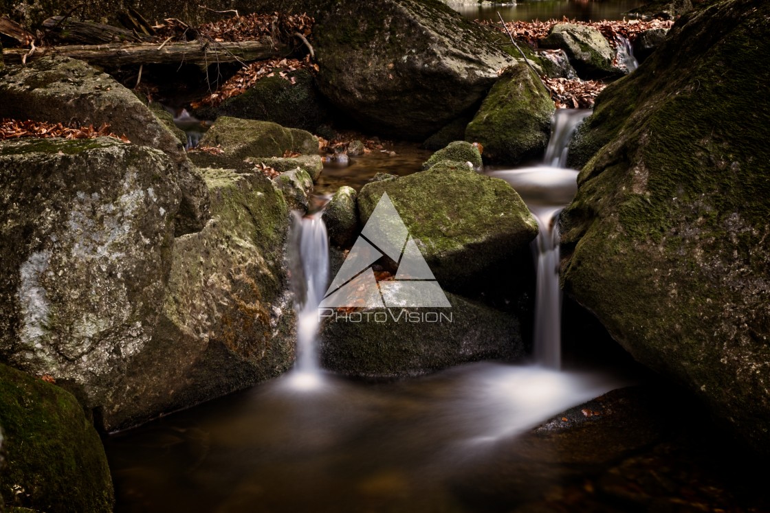 "Waterfalls on the creek" stock image