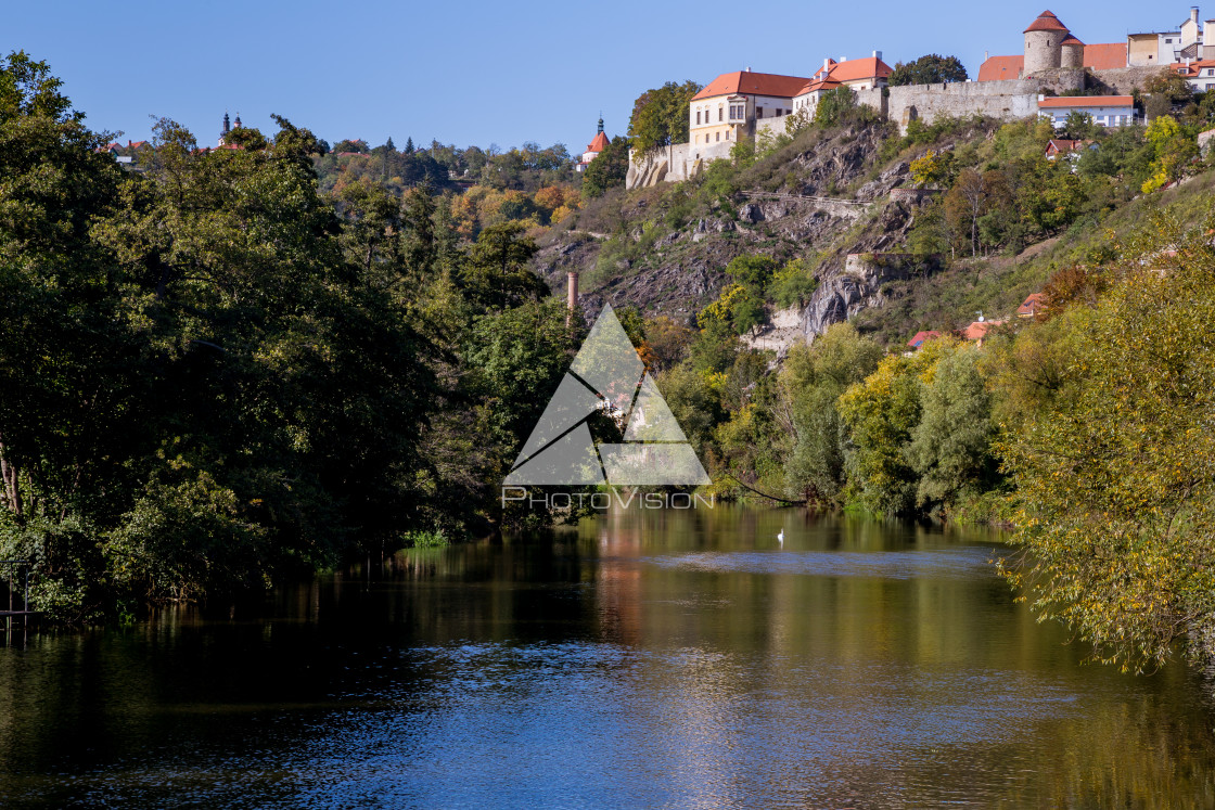 "The historic town of Znojmo" stock image