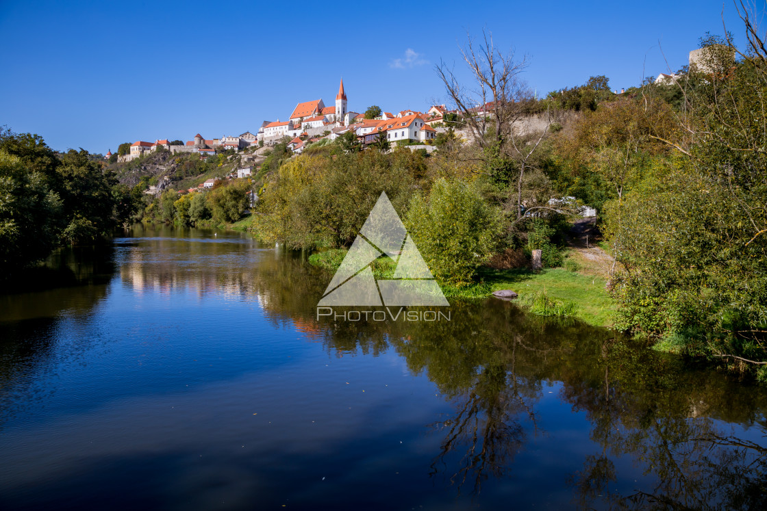 "The historic town of Znojmo" stock image