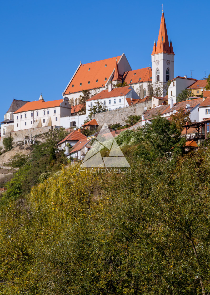 "The historic town of Znojmo" stock image