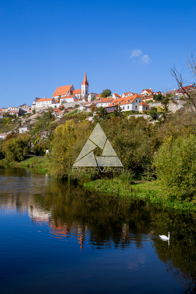 "The historic town of Znojmo" stock image