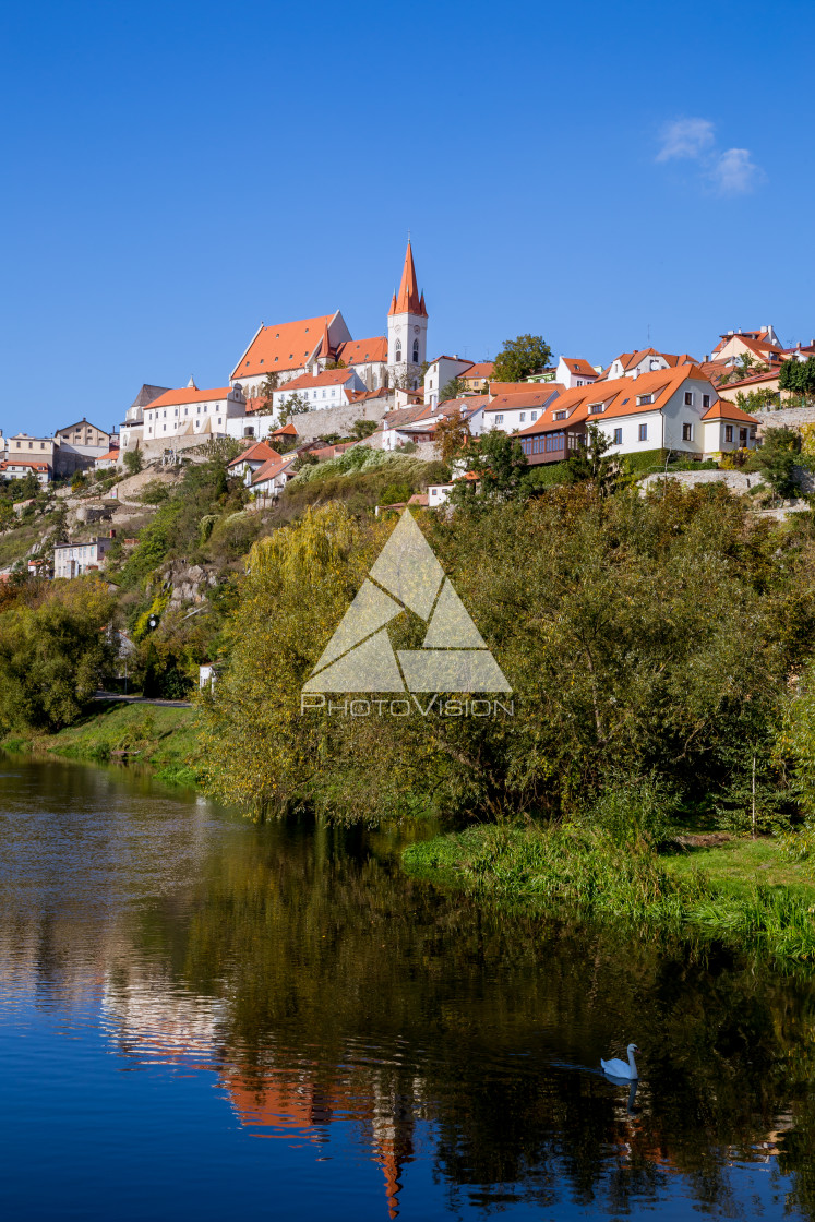 "The historic town of Znojmo" stock image