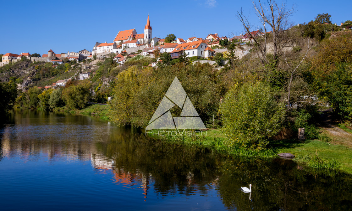 "The historic town of Znojmo" stock image