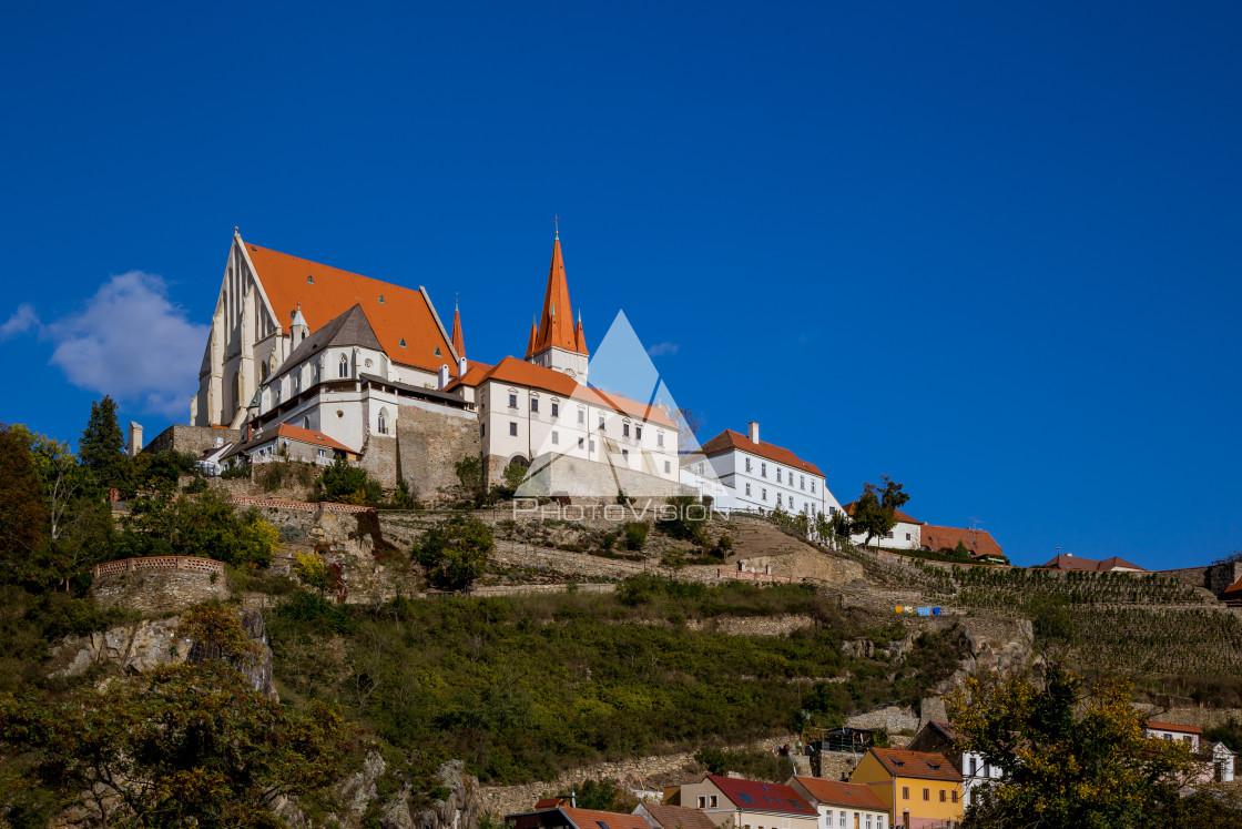 "The historic town of Znojmo" stock image