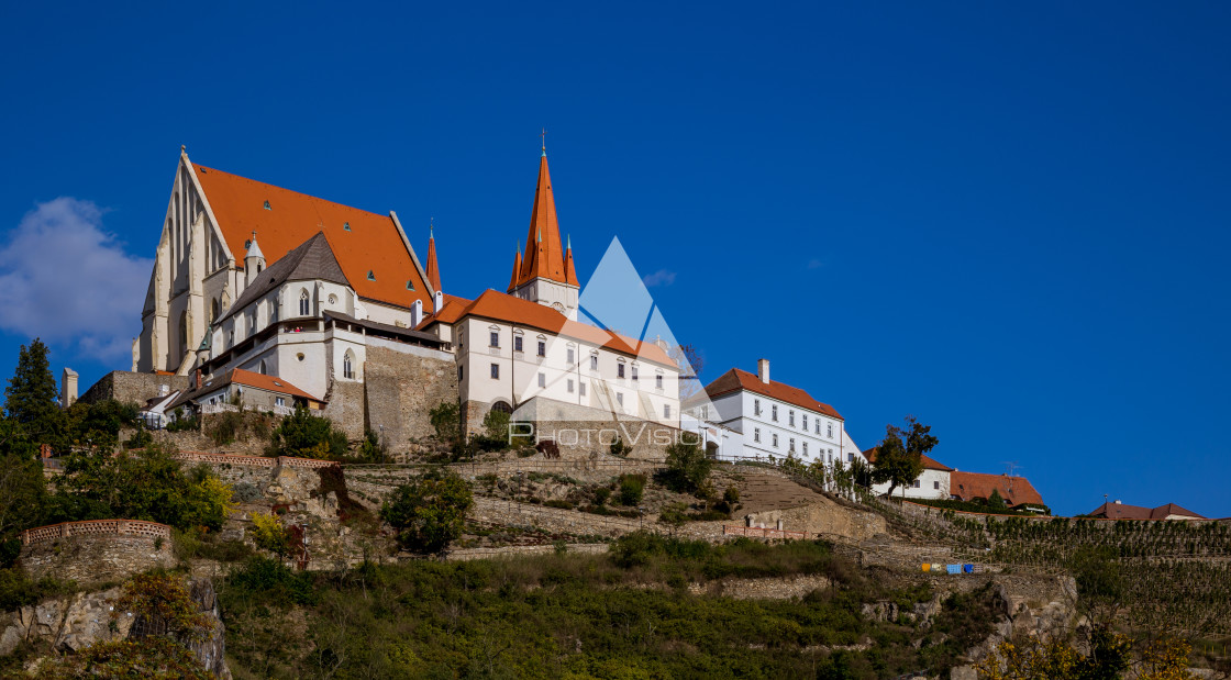 "The historic town of Znojmo" stock image