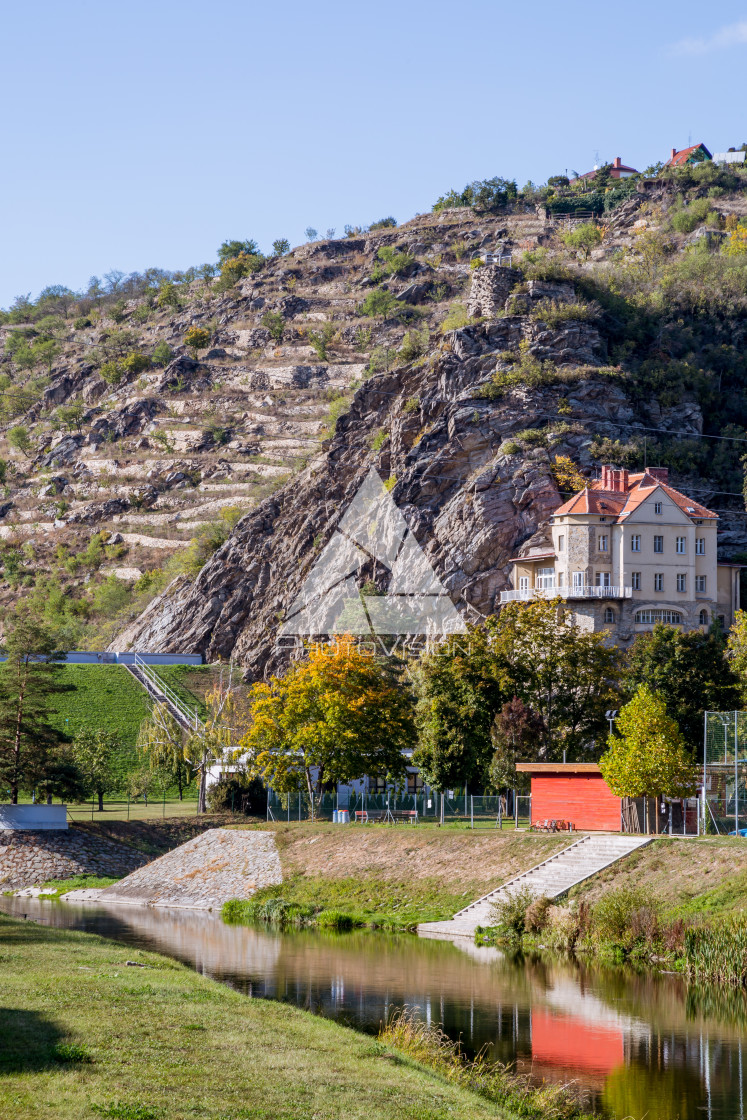 "The historic town of Znojmo" stock image