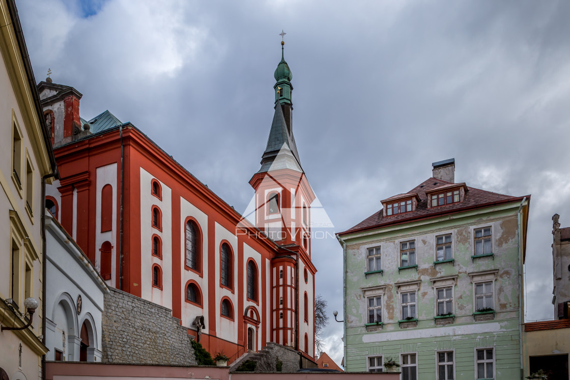 "Historic town Loket, Bohemia" stock image