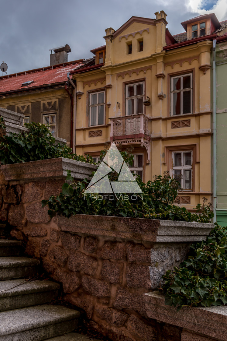 "Historic town Loket, Bohemia" stock image